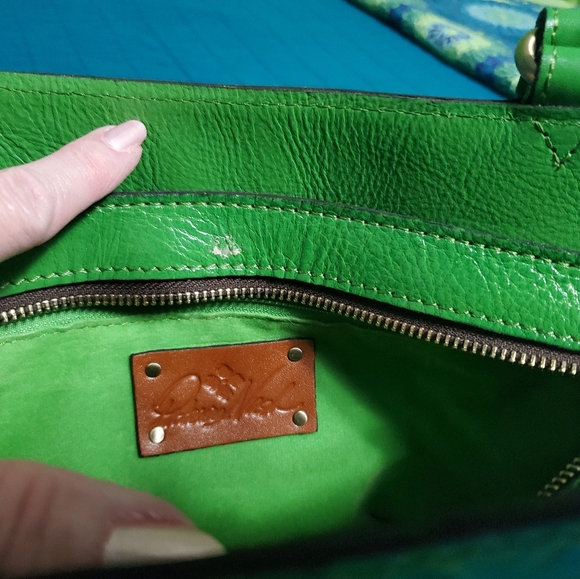 🌿Patricia Nash Rosina Tooled Leather Satchel - Picture 5 of 10